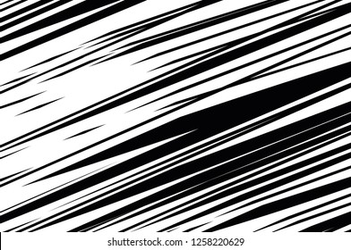 Asymmetrical texture with random chaotic diagonal lines. Overlay texture for your amazing design. Grain Urban Dust Distress. Black and white. Abstract geometric pattern. Vector illustration