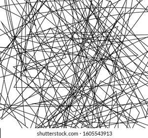 Asymmetrical texture with random chaotic diagonal lines. Overlay texture for your amazing design. Grain Urban Dust Distress. Black and white. Abstract geometric pattern. Vector illustration