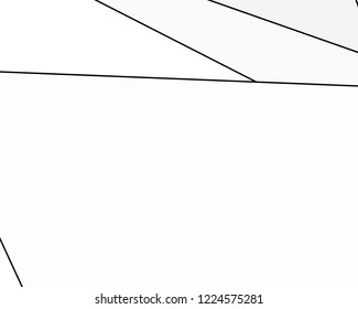 Asymmetrical texture with random chaotic lines, abstract geometric pattern. Black and white vector illustration of design element for creating modern art backgrounds, patterns. Grunge urban style.