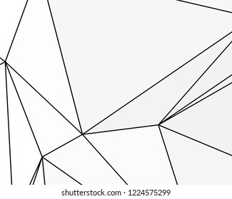 Asymmetrical texture with random chaotic lines, abstract geometric pattern. Black and white vector illustration of design element for creating modern art backgrounds, patterns. Grunge urban style.