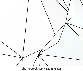 Asymmetrical texture with random chaotic lines, abstract geometric pattern. Black and white vector illustration of design element for creating modern art backgrounds, patterns. Grunge urban style.