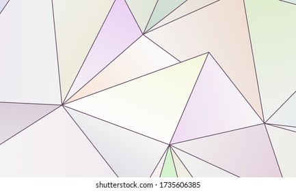 Asymmetrical texture with random chaotic lines, irregular geometric shapes. Light colorful vector illustration of design element for creating modern art backgrounds, patterns. Grunge urban style.