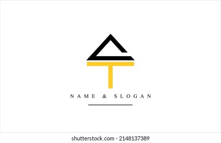 AT, T, A abstract letters logo monogram