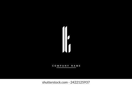 AT, TA Abstract Letters Logo Monogram