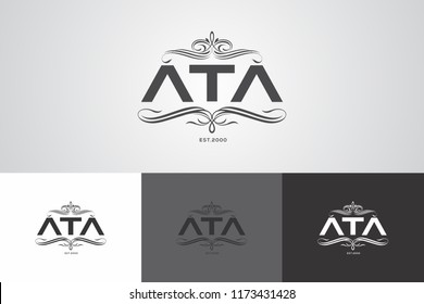 ATA Logo Design Template 