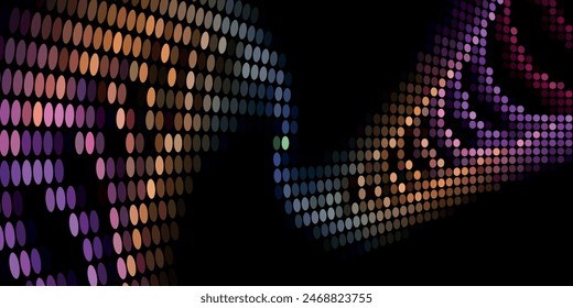 ata technology background. Abstract background. Connecting dots and lines on dark background. 3D rendering.