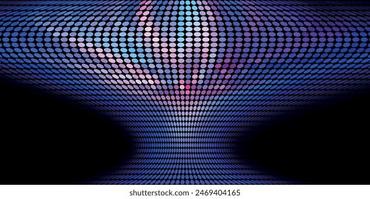 Hintergrund der Datentechnologie. Abstrakter Hintergrund. Verbinden von Punkten und Linien auf dunklem Hintergrund. 3D-Rendering