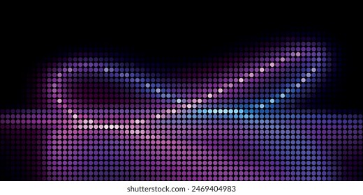 ata technology background. Abstract background. Connecting dots and lines on dark background. 3D rendering.