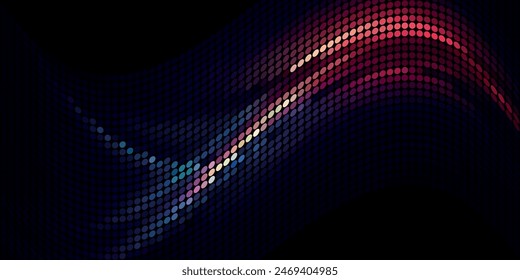 Fondo de tecnología de datos. Fondo Abstractas. Puntos y líneas de conexión sobre fondo oscuro. representación 3D.