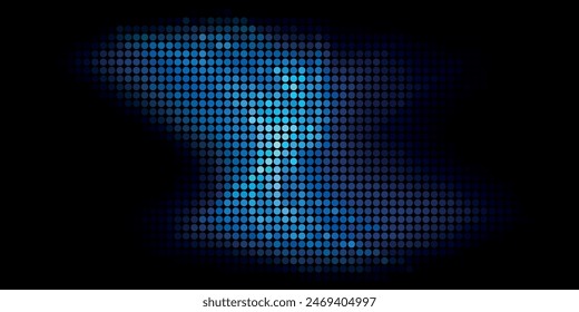 ata technology background. Abstract background. Connecting dots and lines on dark background. 3D rendering.
