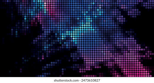 ata technology background. Abstract background. Connecting dots and lines on dark background. 3D rendering.	