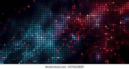 Hintergrund der Datentechnologie. Abstrakter Hintergrund. Verbinden von Punkten und Linien auf dunklem Hintergrund. 3D-Rendering	