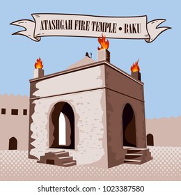 Atashgah Fire Temple located in Azerbaijan