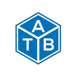 ATB Letter Logo Design On Black Background. ATB Creative Initials Letter Logo Concept. ATB Letter Design.

