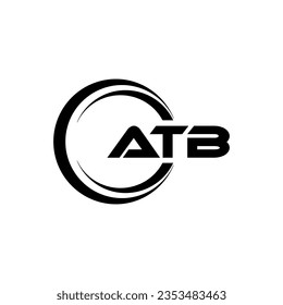 ATB Logo Design, Inspiration für eine einzigartige Identität. Modernes Eleganz und kreatives Design. Markieren Sie Ihren Erfolg mit dem Markieren dieses Logos.