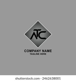 ATC letter logo creative design with vector graphic, ATC simple and modern logo
