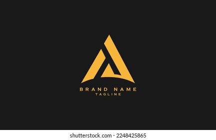 ATD, ATP, AD, DA, Abstract initial monogram letter alphabet logo design