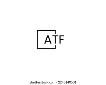 ATF Letter Initial Logo Design Vector Illustration