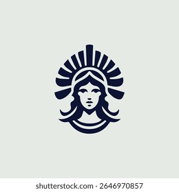 Logotipo da deusa Atena à venda.