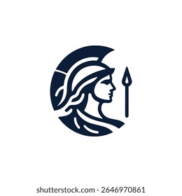 Logotipo da deusa Atena à venda.