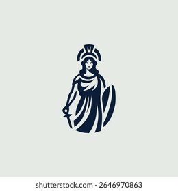 Logotipo da deusa Atena à venda.