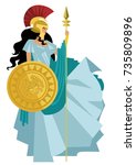athena greek goddess