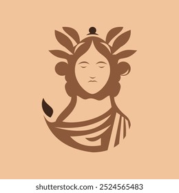 Athena Icon Logo Design Template