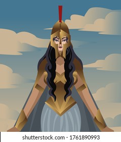 athena minerva greek mythology goddess
