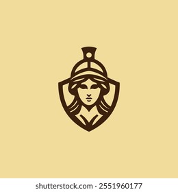 Athena shield logo for sale.