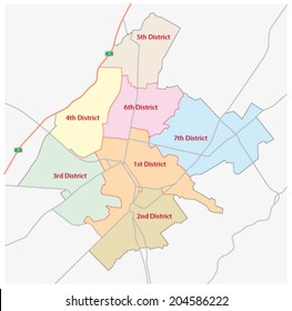 athens administrative map
