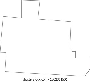 Athens County Map In Ohio State