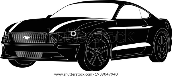 Athens Greece 19 March 2021 Ford Stock Vector (Royalty Free) 1939047940