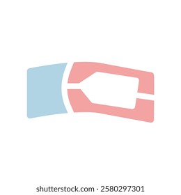 a atherectomy  flat icon illustration