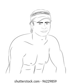 athlete attractive appearance