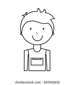 athlete avatar character icon vector illustration design