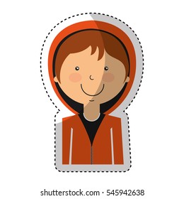 athlete avatar character icon vector illustration design