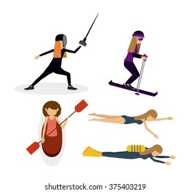 athlete avatar design 