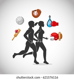 athlete avatar with sports equipment
