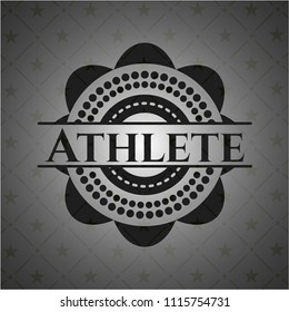 Athlete black emblem