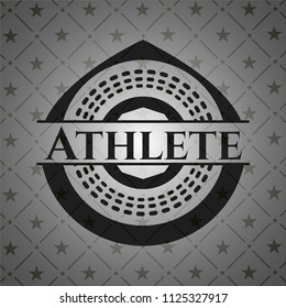 Athlete black emblem