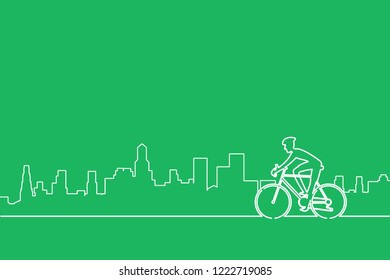 Athlete cyclist background. Vector illustration of cycling sport concept