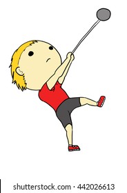 Athlete - hammer throw