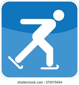 Athlete ice Skate icon