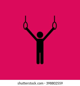 Athlete Icon. Eps-10