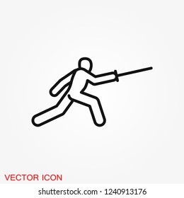 Athlete icon isolated on background vector illustration