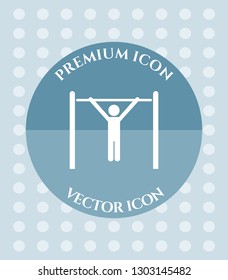 Athlete Icon for Web. Application, Software & Graphic Design.