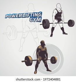 athlete male barbell powerlifting sport