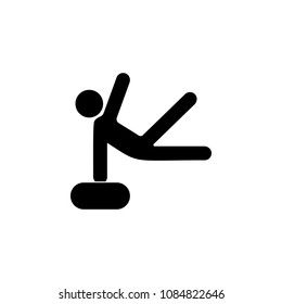 athlete on shell illustration. Element of sport for mobile concept and web apps. Detailed athlete on shell illustration can be used for web and mobile. Premium icon on white background