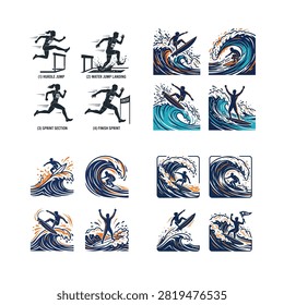 Athlete performing dynamic sports movements with fluid motion effects And, international sports event, multi sport competition, athletics championship, sports tournament, Commonwealth Games