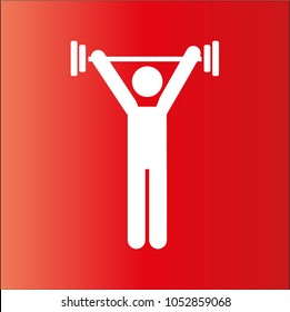 athlete sign icon